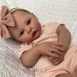 Zero pam Lifelike Reborn Baby Dolls 19 Inch Soft Silicone Dolls Real Looking