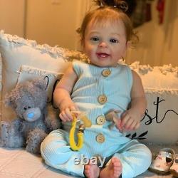 Zero pam Reborn Baby Dolls 60CM Smiling Silicone Baby Dolls That Look Real Soft