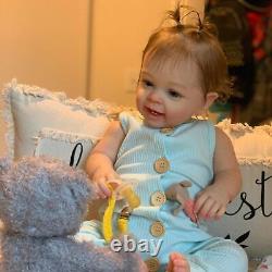 Zero pam Reborn Baby Dolls 60CM Smiling Silicone Baby Dolls That Look Real Soft