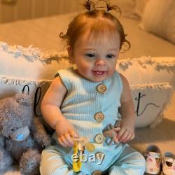 Zero pam Reborn Baby Dolls 60CM Smiling Silicone Baby Dolls That Look Real Soft