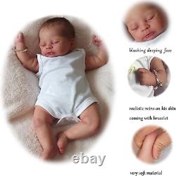 Zero pam Reborn Baby Dolls That Look Real 21 Inch Sleeping Newborn Baby Boy Soft