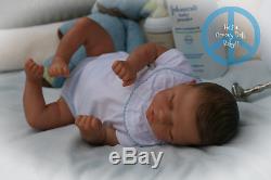 ===a Groovy Doll, Baby! Reborn Baby Boy Trouble Painted Hairjohnston Sculpt